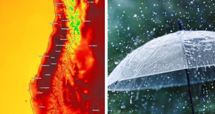 Advierten ola de calor de hasta 39°C en 8 regiones y río atmosférico categoría 5 que afectará al sur