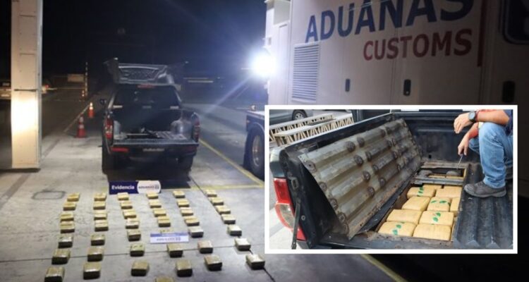 Aduanas detecta camioneta con doble fondo que ocultaba marihuana en El Loa