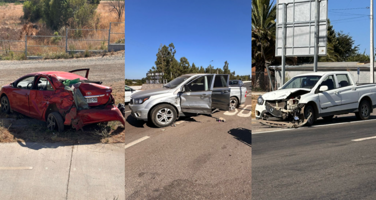 Accidente de tránsito en ruta de Ñuble: colisión deja cinco lesionados, tres de ellos en estado grave