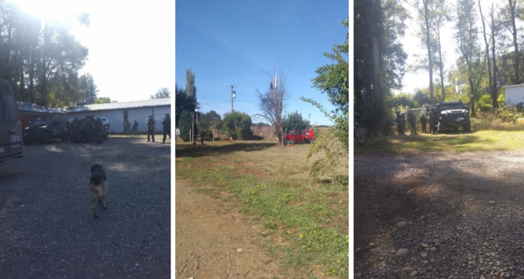 Desalojan a miembros de comunidad mapuche que mantenían ocupado fundo en Padre Las Casas