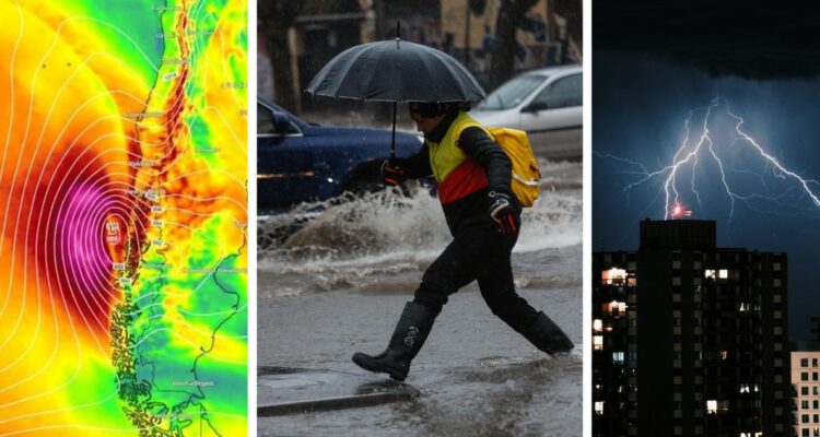Cuánto y dónde lloverá este fin de semana: anuncian tormentas eléctricas y vientos de hasta 90 km/h