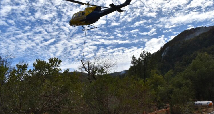 Incendio forestal en precordillera de Ñuble ha consumido cerca de 2 mil hectáreas