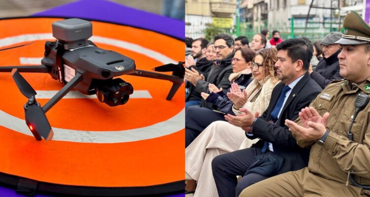Recoleta refuerza seguridad con drones y cámaras corporales para combatir comercio ilegal y delitos