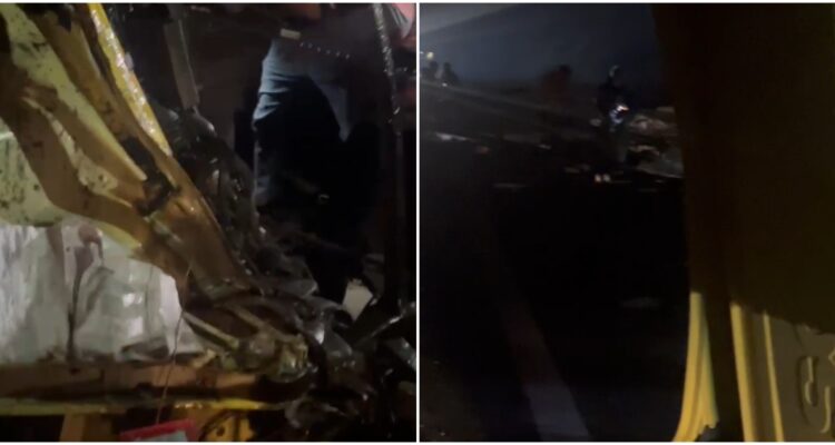 Camiones colisionan en la Ruta 5 Sur entre Puerto Montt y Pargua: trabajan en despeje de la ruta