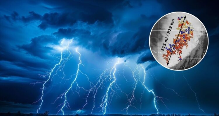 Así fue el peligroso rayo más largo del mundo: recorrió más de 800 km y es nuevo record mundial | Ciencia y Tecnología