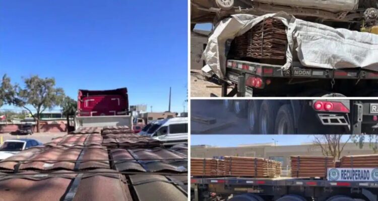 Incautación histórica: recuperan casi 30 toneladas de cátodos de cobre y una rampla robada en Calama