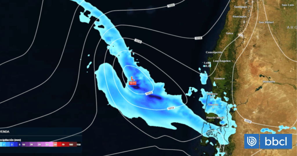 Anuncian la llegada de un ciclón extratropical para este fin de semana: afectará a 4 regiones del país