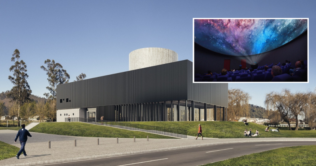 Así avanza la construcción del planetario y parque urbano que transformarán el campus de la UBB