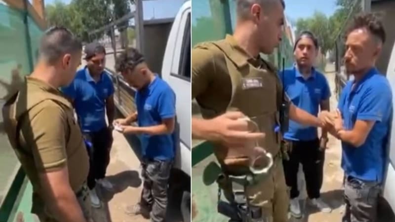 VIDEO | Detienen a dos sujetos por intento de soborno a carabineros en Pudahuel: ofrecieron $36 mil