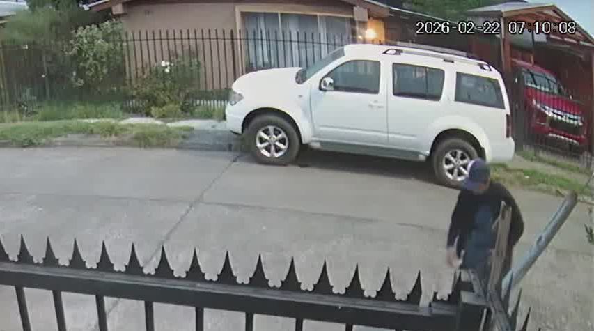 Ladrón queda grave tras caer de vehículo que estaba robando en Temuco: quedó en prisión preventiva