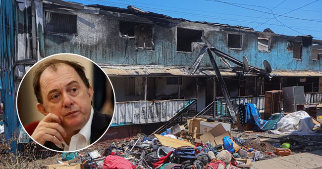 Poduje aborda reconstrucción en visita a Penco: "Vamos a tener soluciones de villas transitorias"