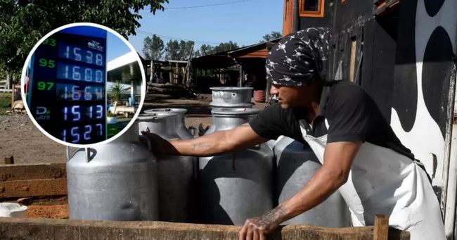 Fedeleche advierte que alza en combustibles afectará fuertemente los costos de producción de la leche