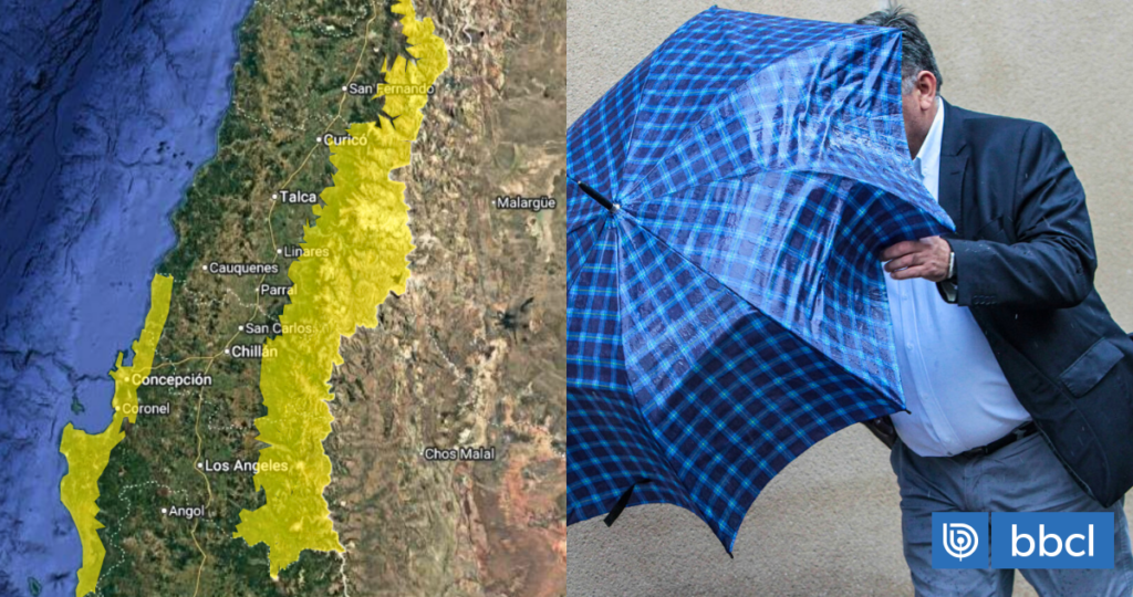 Rachas de hasta 70 Km/h: emiten Aviso Meteorológico por viento para 4 regiones del país