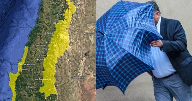 Rachas de hasta 70 Km/h: emiten Aviso Meteorológico por viento para 4 regiones del país