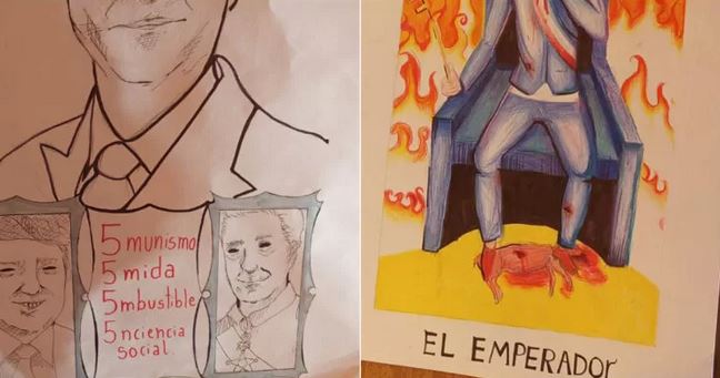 Solicitan fiscalización e investigar muestra escolar con dibujos alusivos a presidente Kast