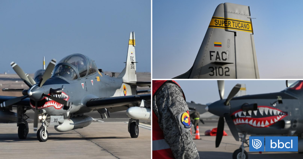 A-29B Super Tucano: los aviones colombianos que participarán en el Ejercicio Salitre 2026 de la FACh