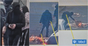 Detienen a encapuchado de 18 años por incidentes afuera del Liceo Confederación Suiza en Santiago