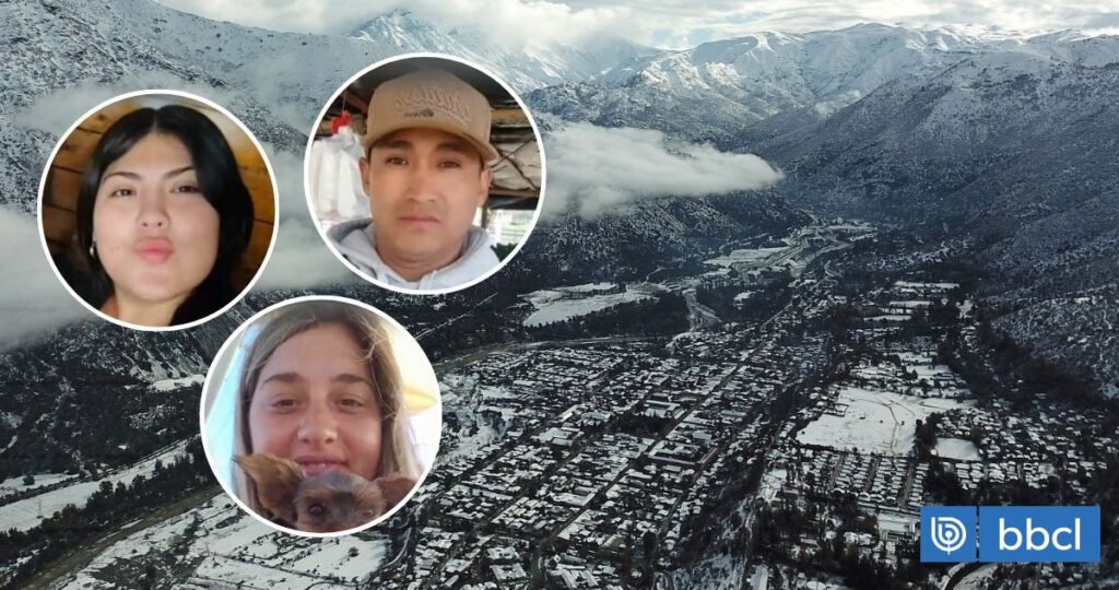 Encuentran con vida a las tres personas desaparecidas en el Cajón del Maipo