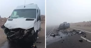 Al menos un fallecido deja colisión múltiple en Cuesta Chinchorro: cuatro vehículos involucrados