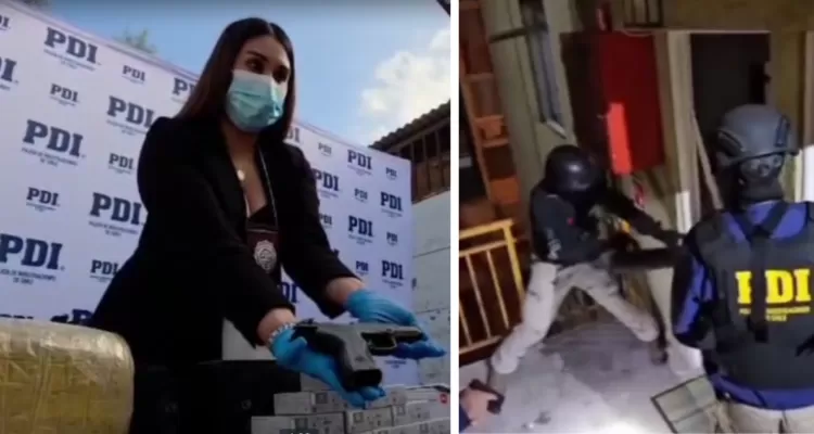 Incautan 618 kilos de droga a banda que operaba entre Tarapacá y la RM: avalúo es de $3 mil millones