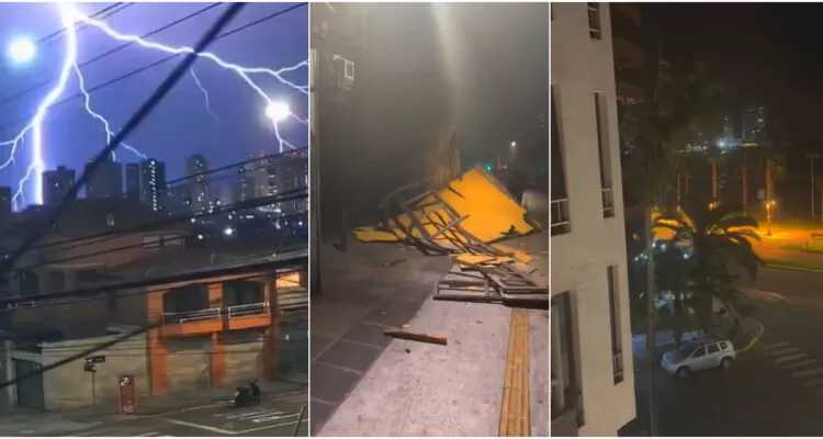 Fuerte viento y cortes de luz dejan sin clases a Iquique, Alto Hospicio y litoral costero de Tarapacá