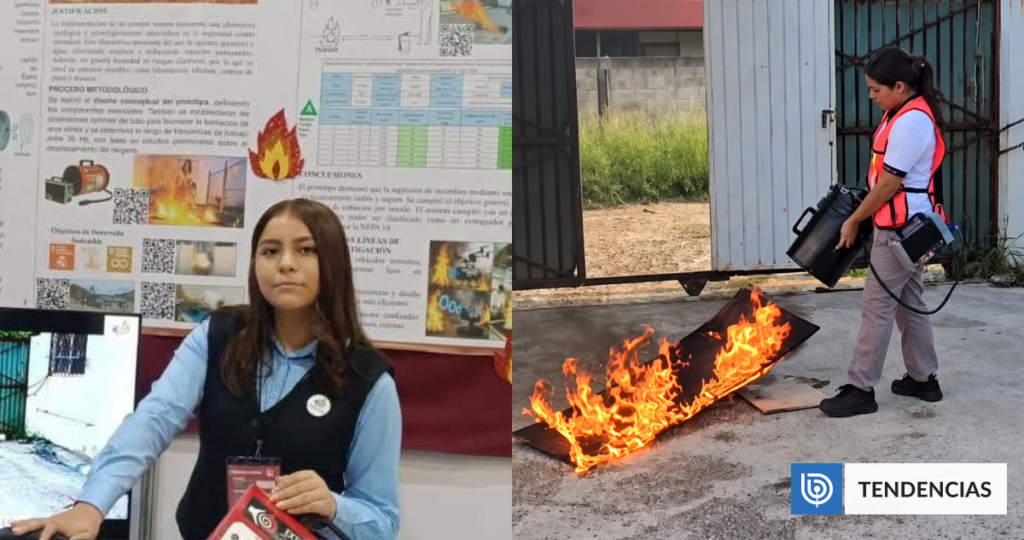 Mexicana de 16 años creó sistema capaz de apagar el fuego con sonido en pocos segundos | Ciencia y Tecnología