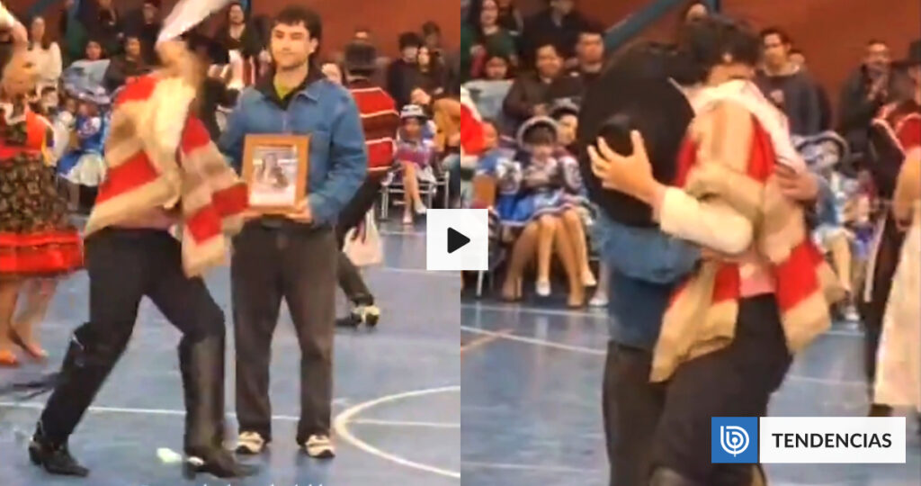 VIDEO | "Eres mi baile inolvidable, mami": Estudiante homenajea a su madre fallecida con pie de cueca