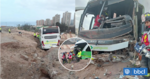 Reportan desbarrancamiento de bus con trabajadores mineros en Antofagasta: al menos 8 lesionados
